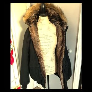 Akademiks Nordic reversible fur coat